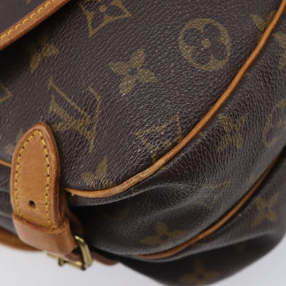 Louis Vuitton Saumur Monogram Canvas, Brown, Canvas, Shoulder Bag