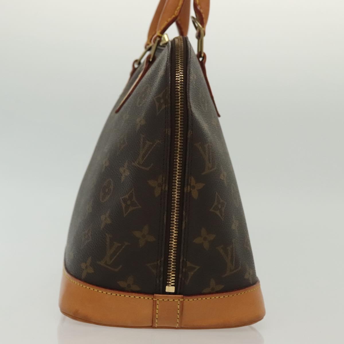 Louis Vuitton Alma Handbag Monogram Canvas, BROWN, CANVAS, Handbag