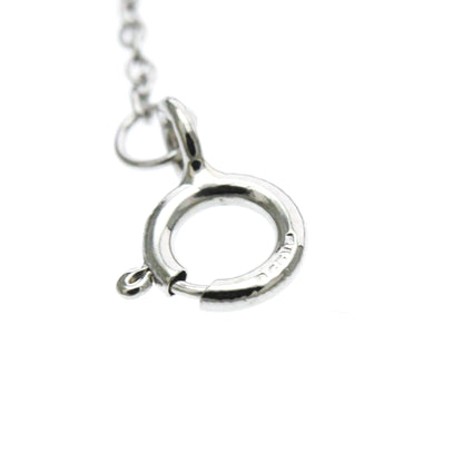 Tiffany & Co. Solitaire Pendant Platinum with Emerald Cut Diamond, Silver, Platinum, Necklace