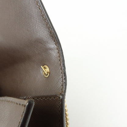 Salvatore Ferragamo Vara Bow Glitter, Brown, Leather, Crossbody Bag