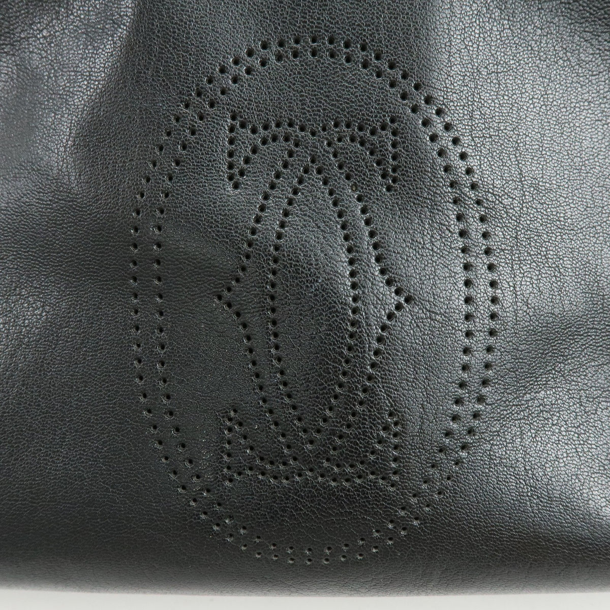 Cartier Marcello Leather, Black, Leather, Handbag