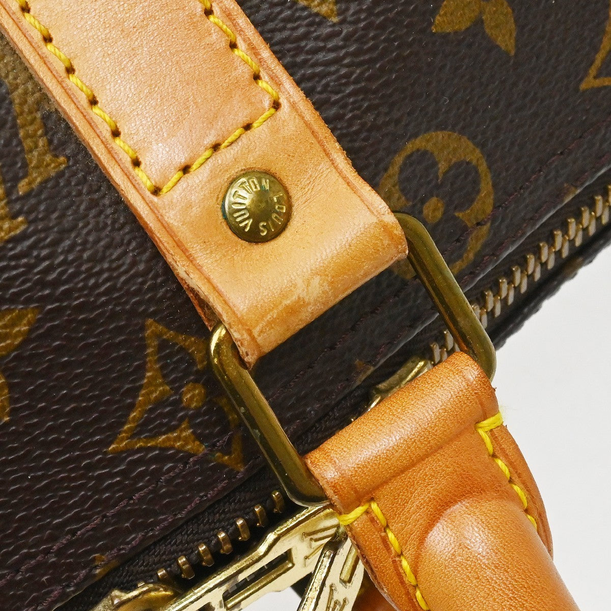 Louis Vuitton Keepall Monogram, Brown, Canvas, Travel Bag