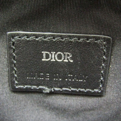 Christian Dior Trotter Oblique Jacquard, Black, Canvas, Shoulder Bag