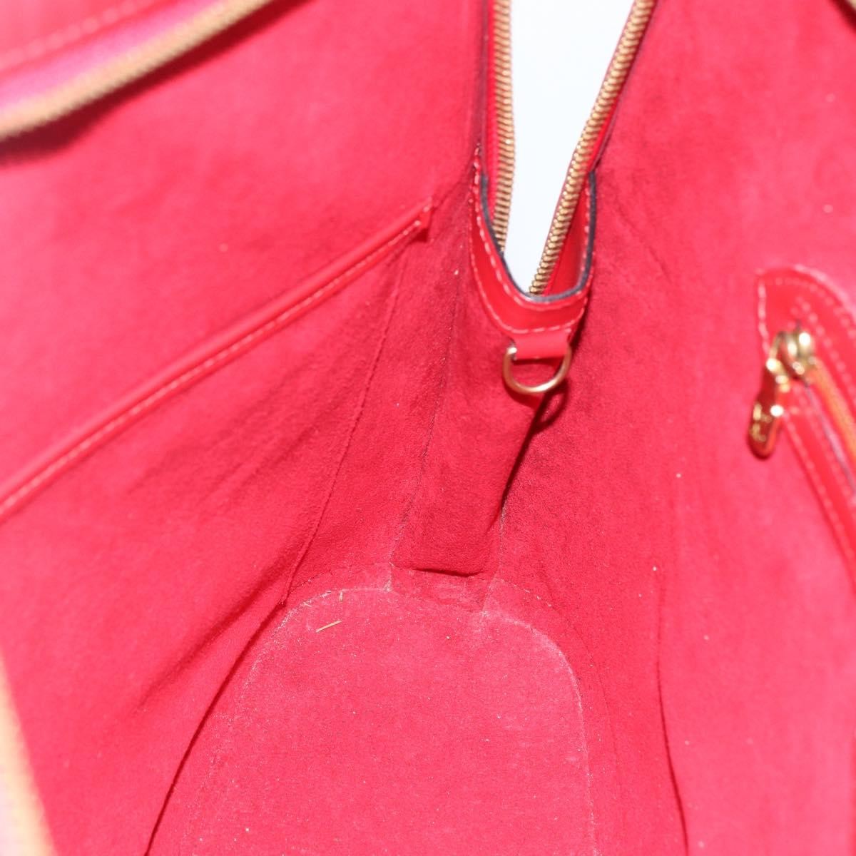 Louis Vuitton Lussac Epi Leather, Red, Leather, Shoulder Bag