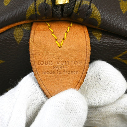 Louis Vuitton Keepall Monogram Canvas, Brown, Canvas, Handbag