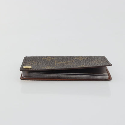 Louis Vuitton Porte Cartes Pression Card Case Monogram Canvas, Brown, Canvas, Card Holder