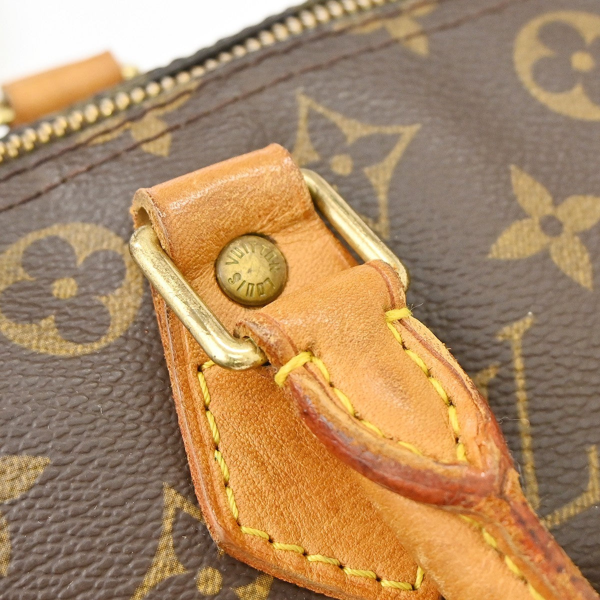 Louis Vuitton Speedy Monogram Canvas, Brown, Canvas, Handbag