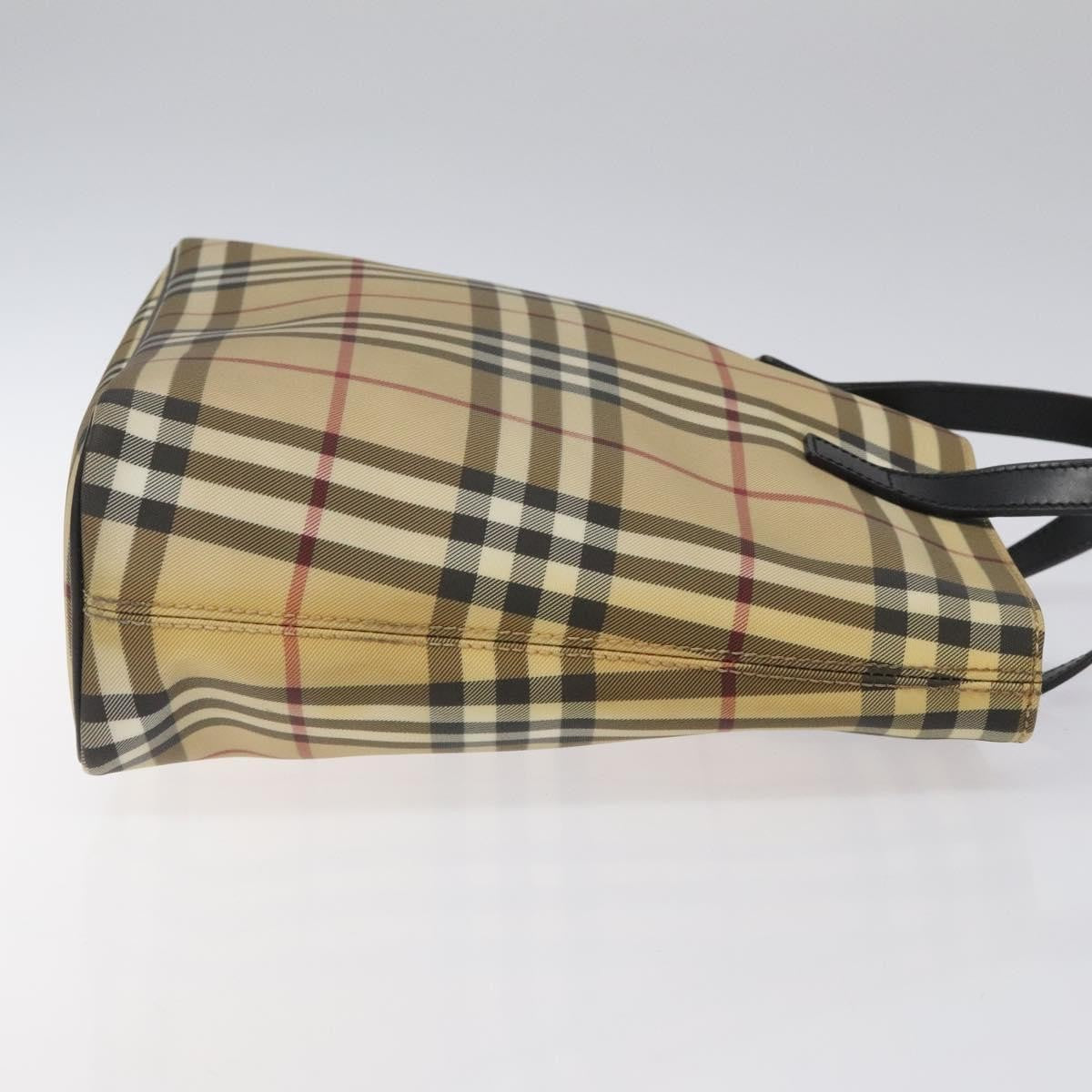 Burberry Nova Check Tote canvas check pattern, Beige, Canvas, Tote Bag