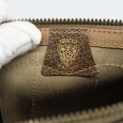 Gucci Vintage Web Boston GG Coated Canvas, Beige, Canvas, Handbag