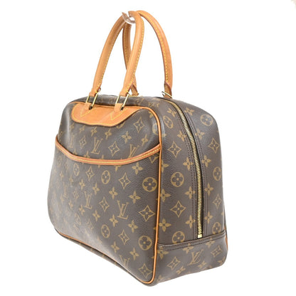 Louis Vuitton Deauville Monogram, Brown, Canvas, Handbag