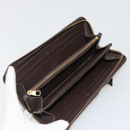 Louis Vuitton Zippy Organizer Monogram Empreinte Leather, Brown, Leather, Wallet