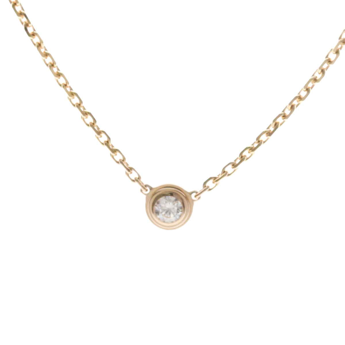 Cartier Cartier D'Amour Pendant 18K Rose Gold with Diamond, Gold, Pink Gold, Necklace