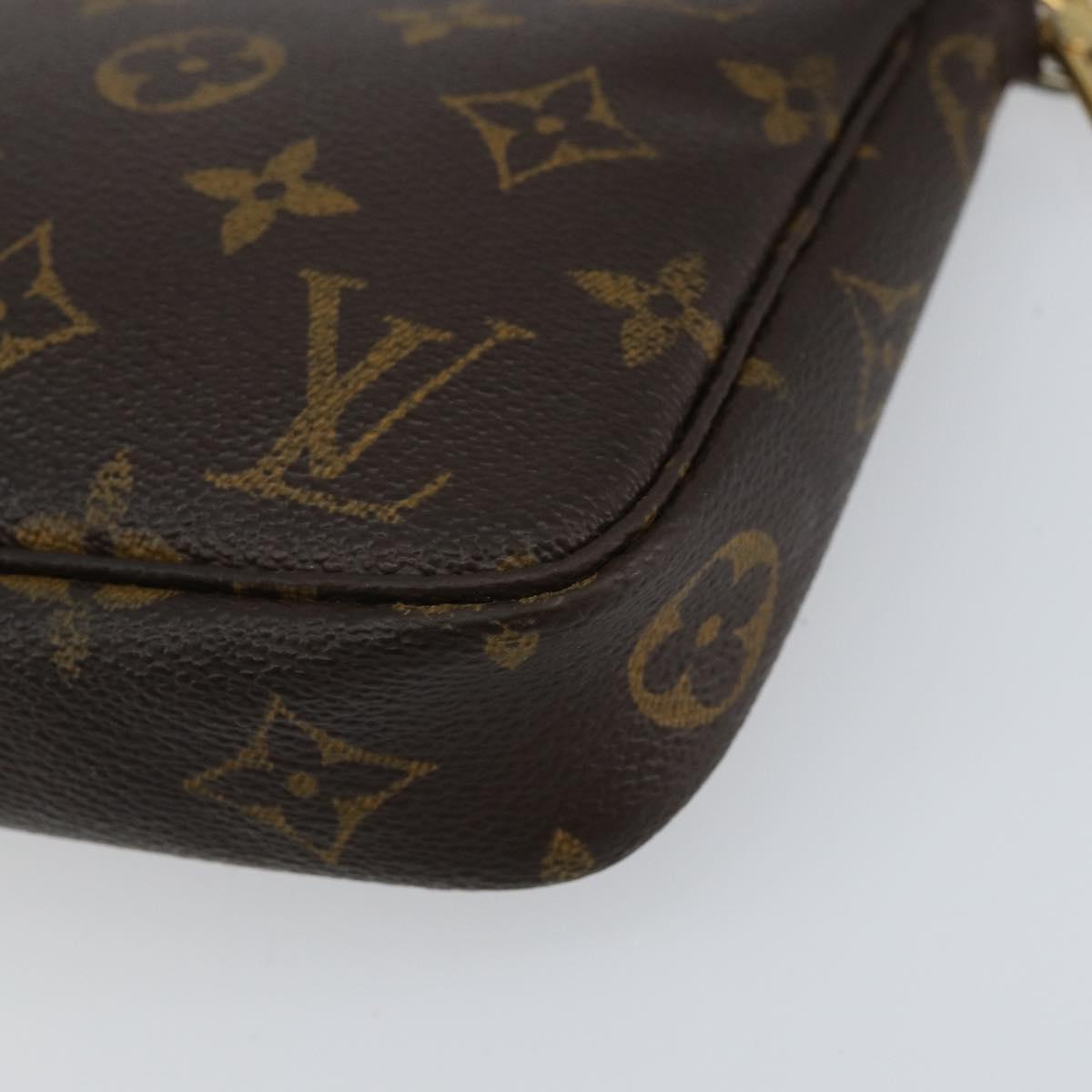 Louis Vuitton Pochette Accessoires Monogram Canvas, BROWN, CANVAS, Clutche & pouche