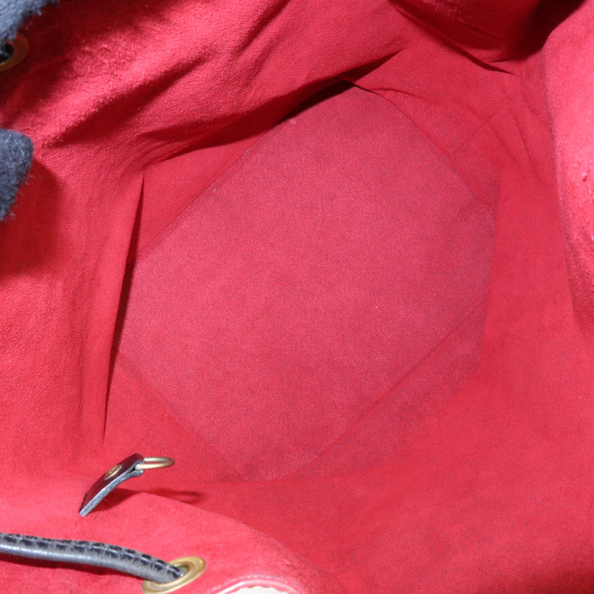Louis Vuitton Bicolor Petit Noe Epi Leather, Red, Leather, Handbag