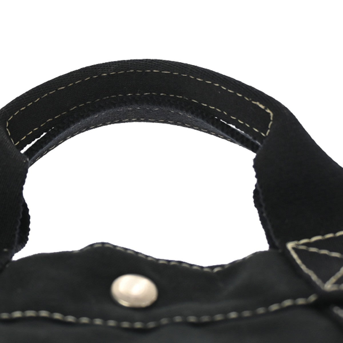 Hermes Fourre Tout Toile, Black, Cotton, Tote Bag