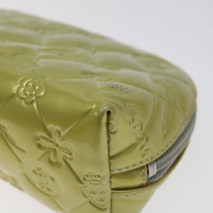 Chanel Vintage Toiletry Patent leather, Silver, Other, Clutch