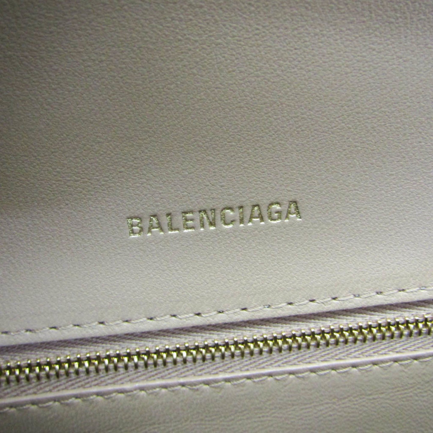 Balenciaga Hourglass Crocodile Embossed, Pink, Leather, Handbag