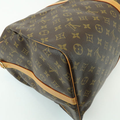 Louis Vuitton Keepall Bandouliere Monogram Canvas, Brown, Canvas, Travel Bag