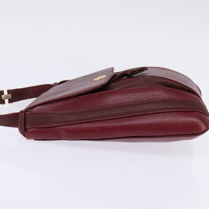 Cartier Must de Cartier Leather, Burgundy, Leather, Bag