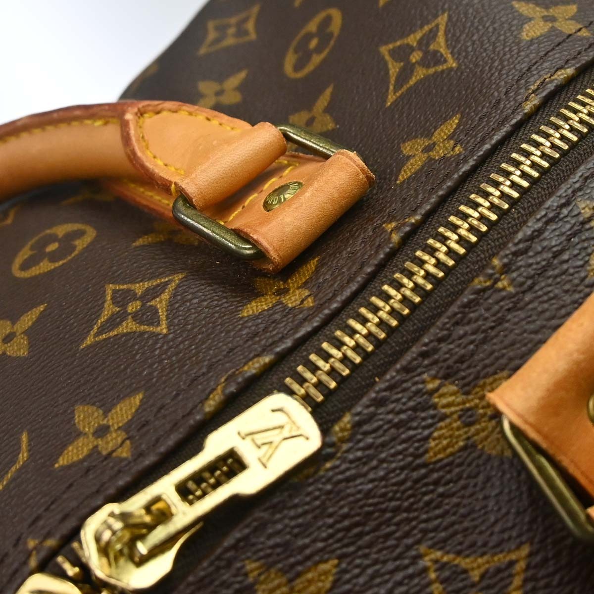 Louis Vuitton Keepall Monogram Canvas, Brown, Canvas, Travel Bag