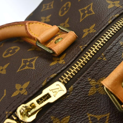 Louis Vuitton Keepall Monogram Canvas, Brown, Canvas, Travel Bag