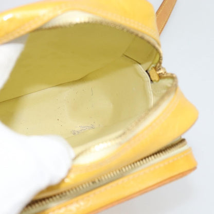 Louis Vuitton Wooster Monogram Vernis, Yellow, Patent Leather, Handbag