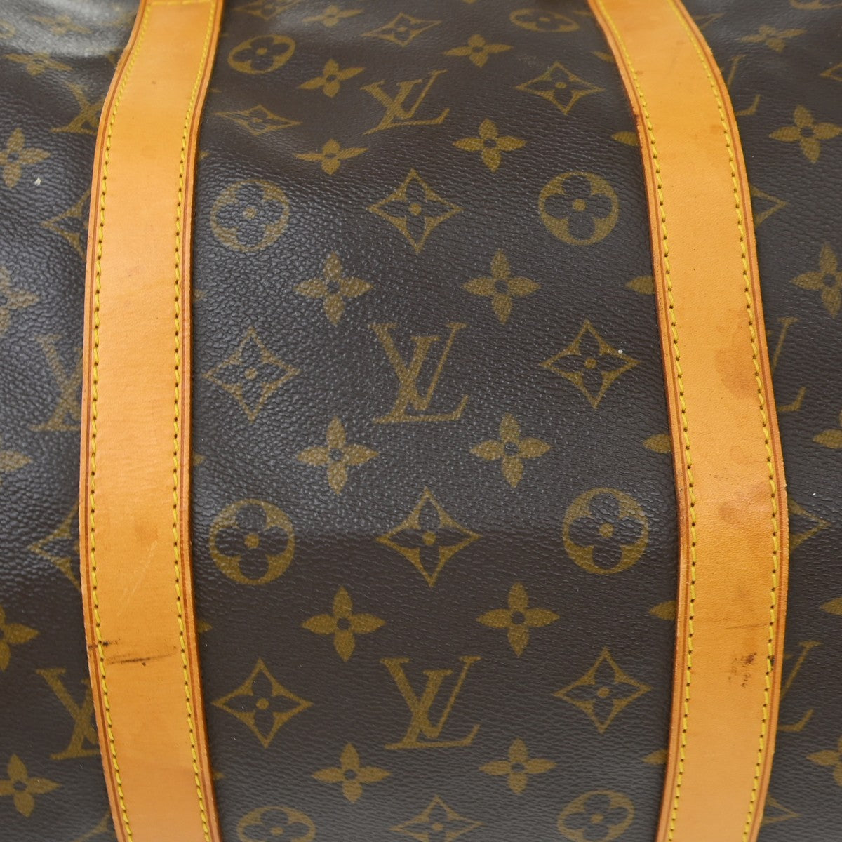 Louis Vuitton Keepall Bandouliere Monogram Canvas, Brown, Canvas, Travel Bag