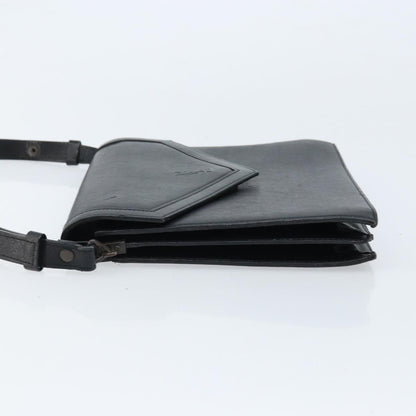 Saint Laurent Vintage Leather, Black, Leather, Handbag