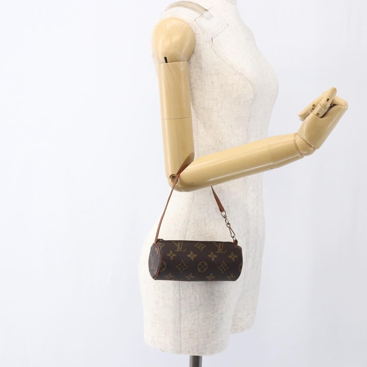 Louis Vuitton Papillon Pochette Monogram Canvas, Brown, Canvas, Clutch
