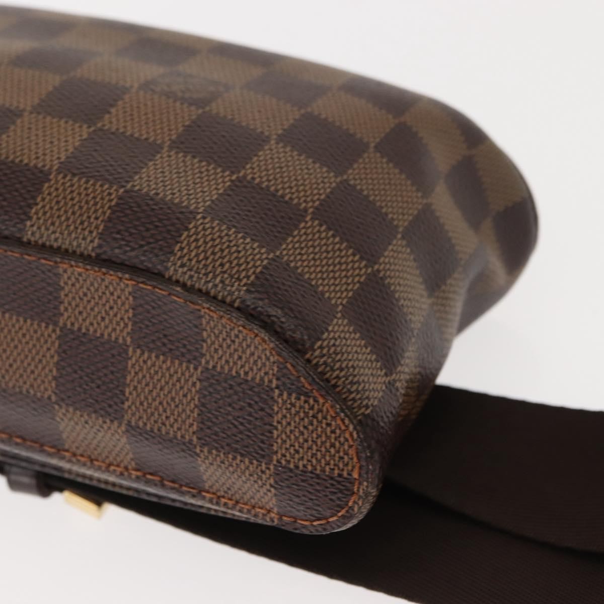 Louis Vuitton Geronimos Waist Damier Ebene, Brown, Canvas, Shoulder Bag