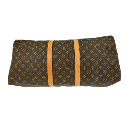 Louis Vuitton Keepall Monogram, Brown, Canvas, Travel Bag