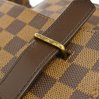Louis Vuitton Broadway Damier Ebene, Brown, Canvas, Handbag