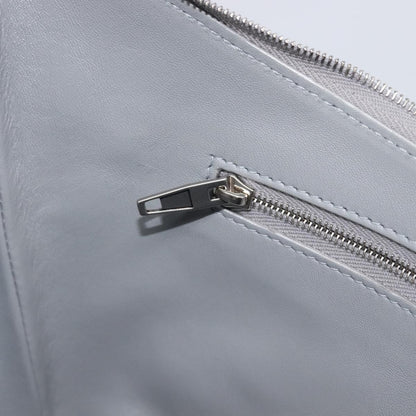 Balenciaga Mary Kate Sling Leather, Silver, Leather, Handbag