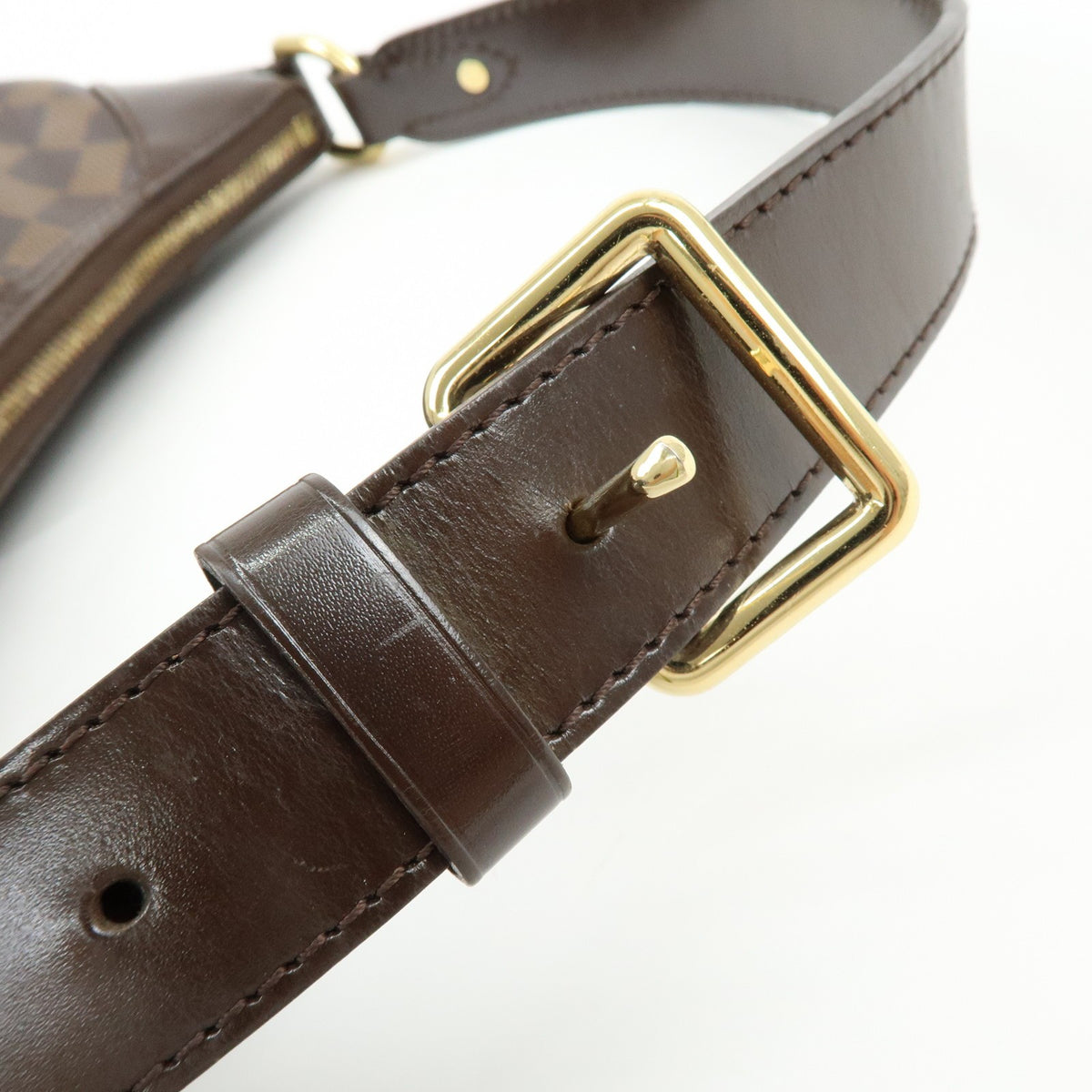 Louis Vuitton Thames Damier, Brown, Canvas, Handbag