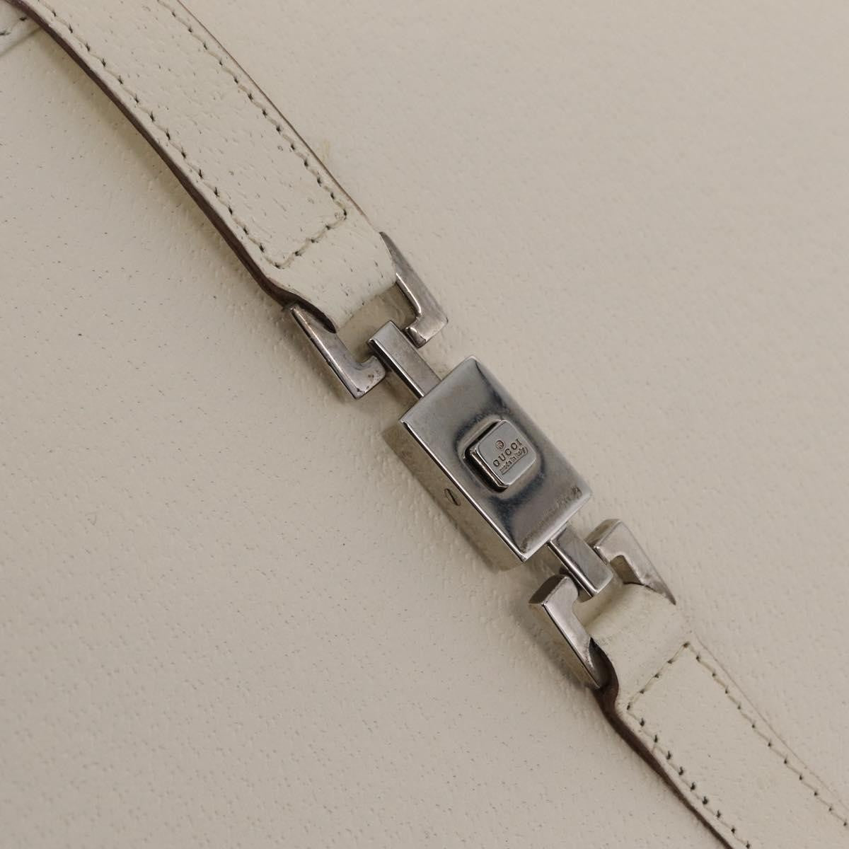 Gucci Jackie Soft Leather, White, Leather, Tote Bag