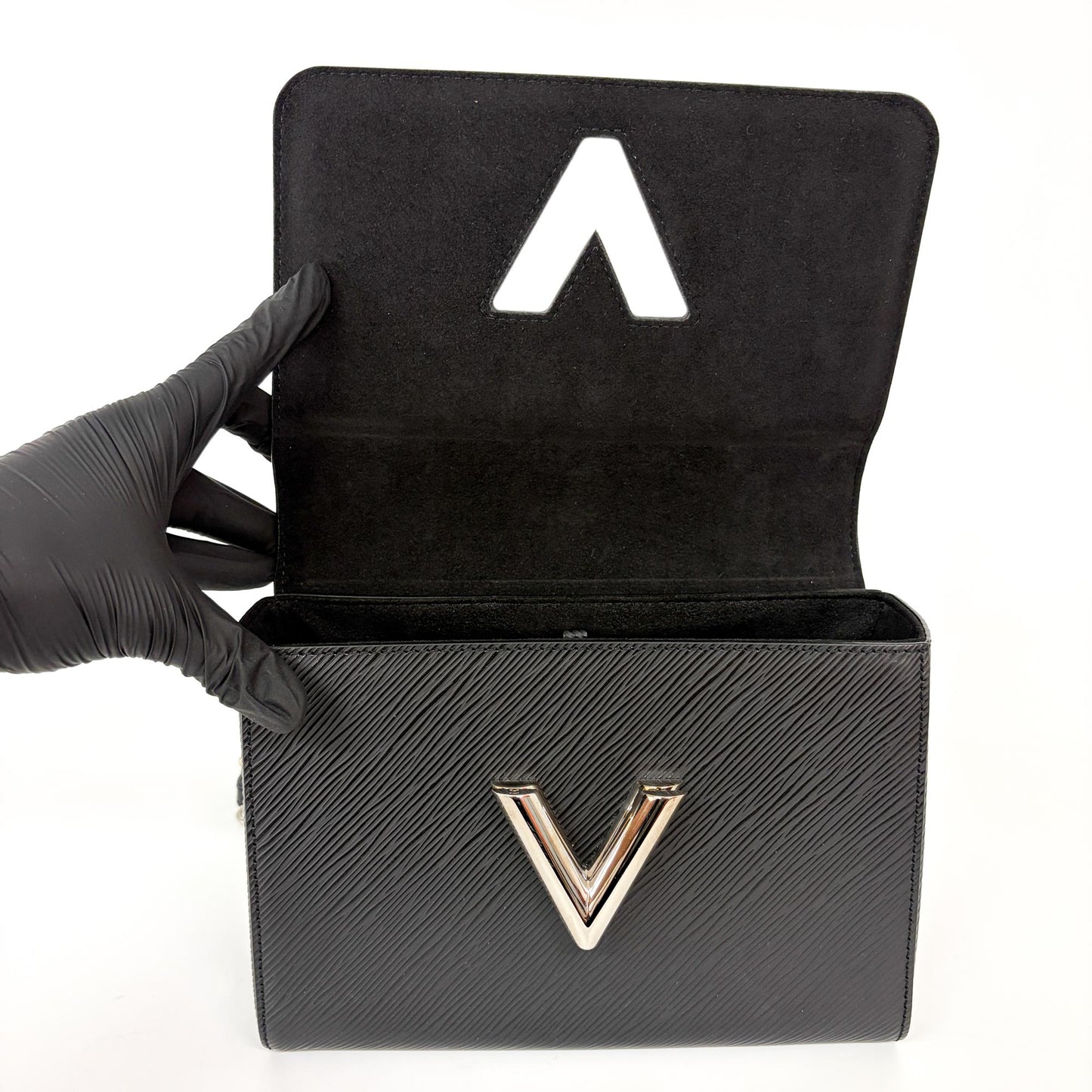 Louis Vuitton Twist Epi Leather, Black, Leather, Handbag