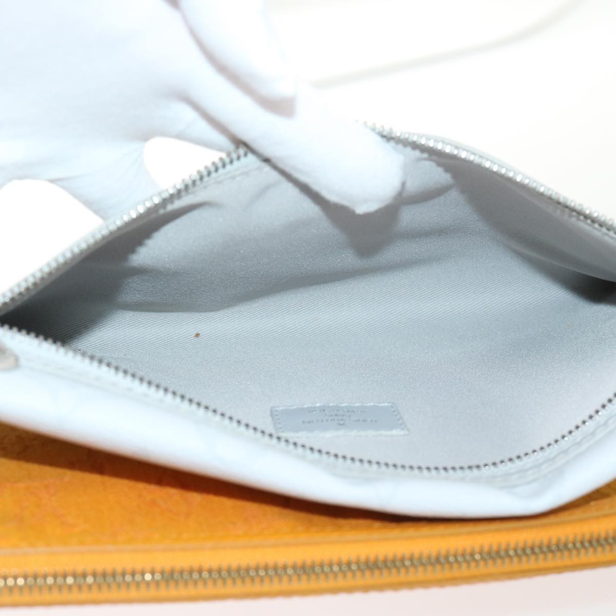 Louis Vuitton Double Flat Messenger Limited Edition Logo Story Monogram Canvas and Denim, Multicolour, Canvas, Clutch