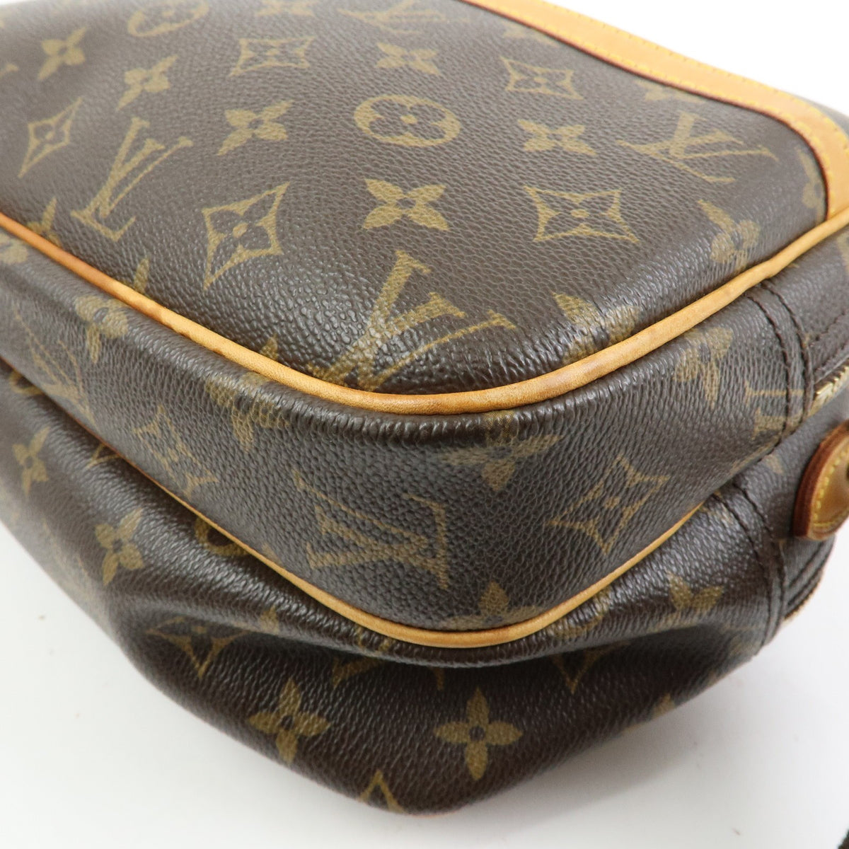 Louis Vuitton Reporter Monogram Canvas, Brown, Canvas, Shoulder Bag