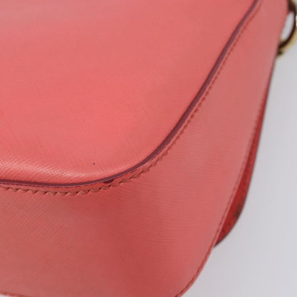 Salvatore Ferragamo Gancini Leather, Pink, Leather, Shoulder Bag