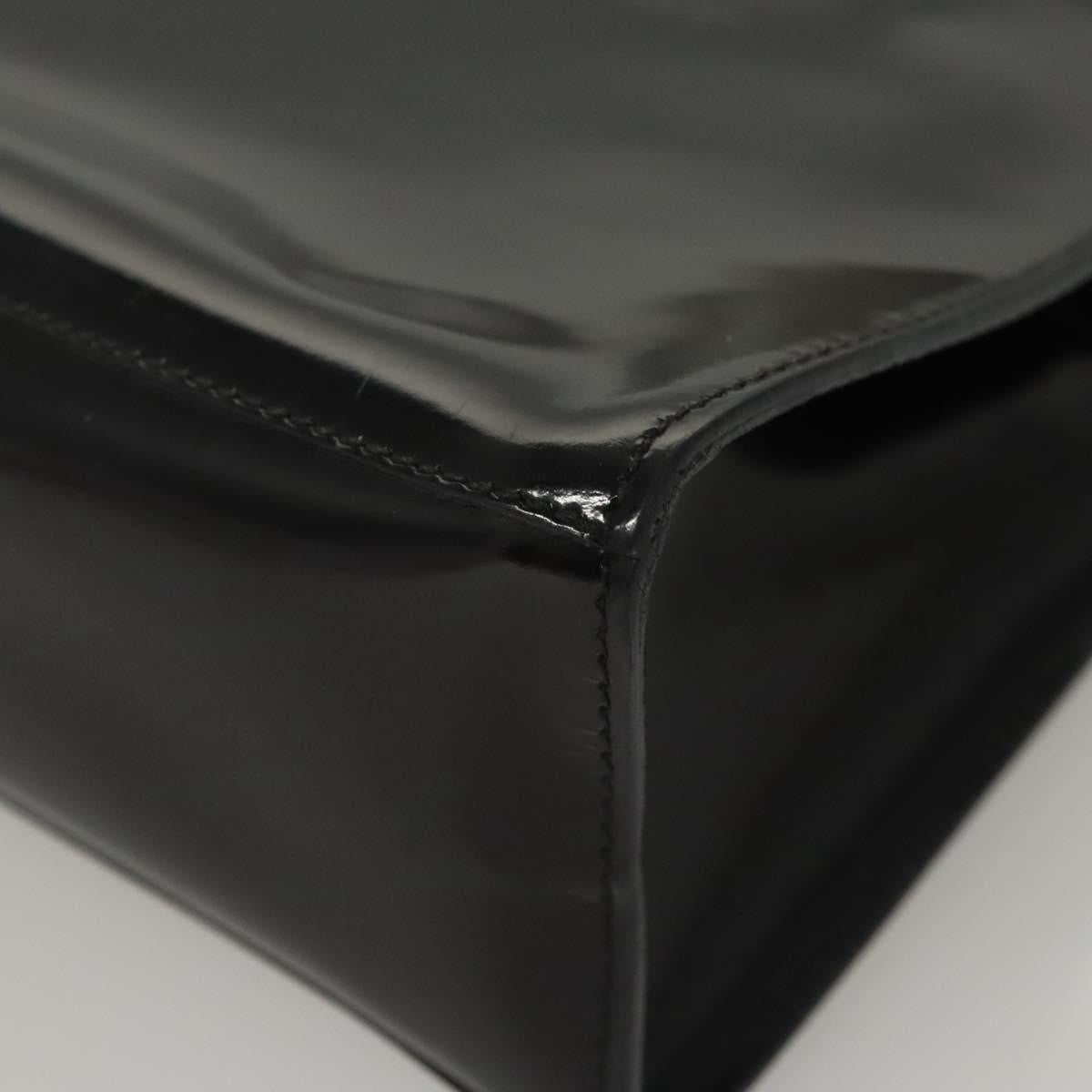 Salvatore Ferragamo Vintage Patent leather, Black, Patent Leather, Handbag