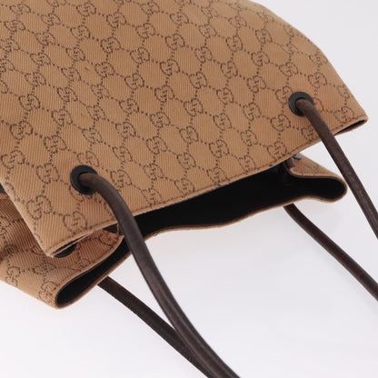 Gucci Vertical Tote GG Canvas, Orange, Canvas, Tote Bag