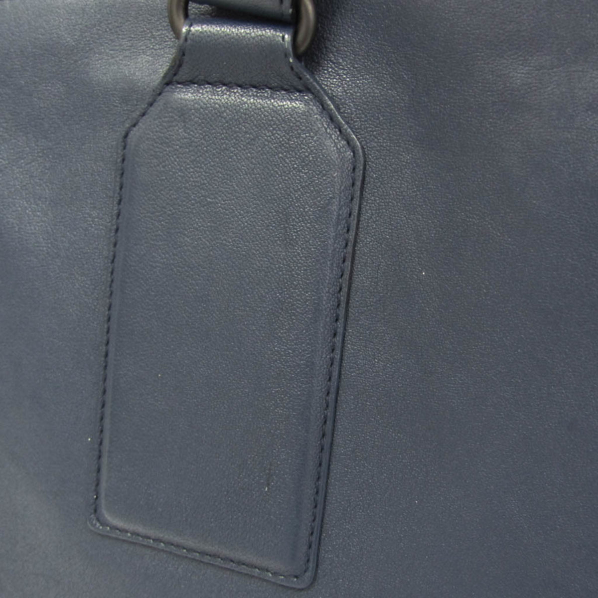 Bottega Veneta Intrecciato Leather, Navy, Leather, Briefcase