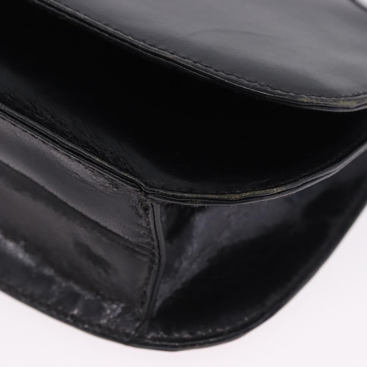 Prada Chain Shoulder Leather, Black, Leather, Shoulder Bag