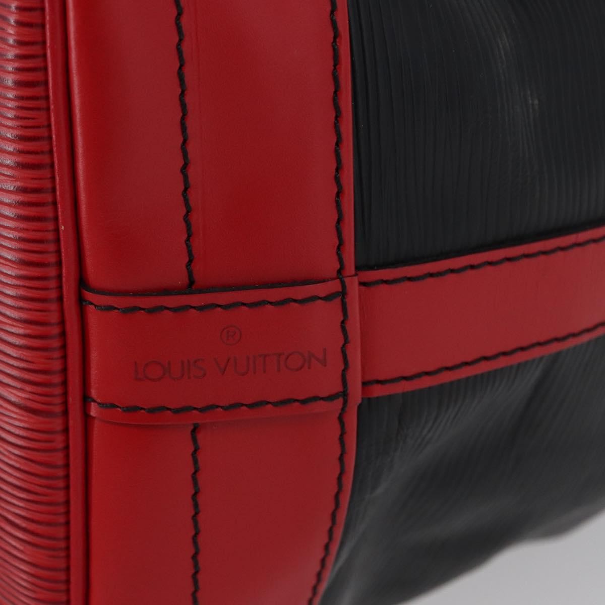 Louis Vuitton Bicolor Noe Epi Leather, Black, Leather, Shoulder Bag