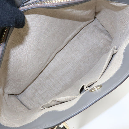 Gucci Zip Pocket Soft Microguccissima Leather, Gray, Leather, Tote Bag