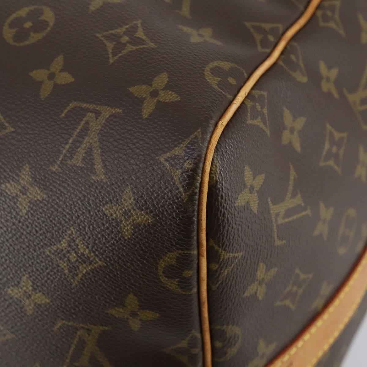 Louis Vuitton Keepall Bandouliere Bag Monogram Canvas, BROWN, CANVAS, Travel bag
