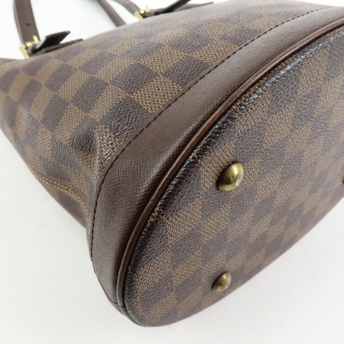 Louis Vuitton Marais Bucket Damier, Brown, Canvas, Handbag