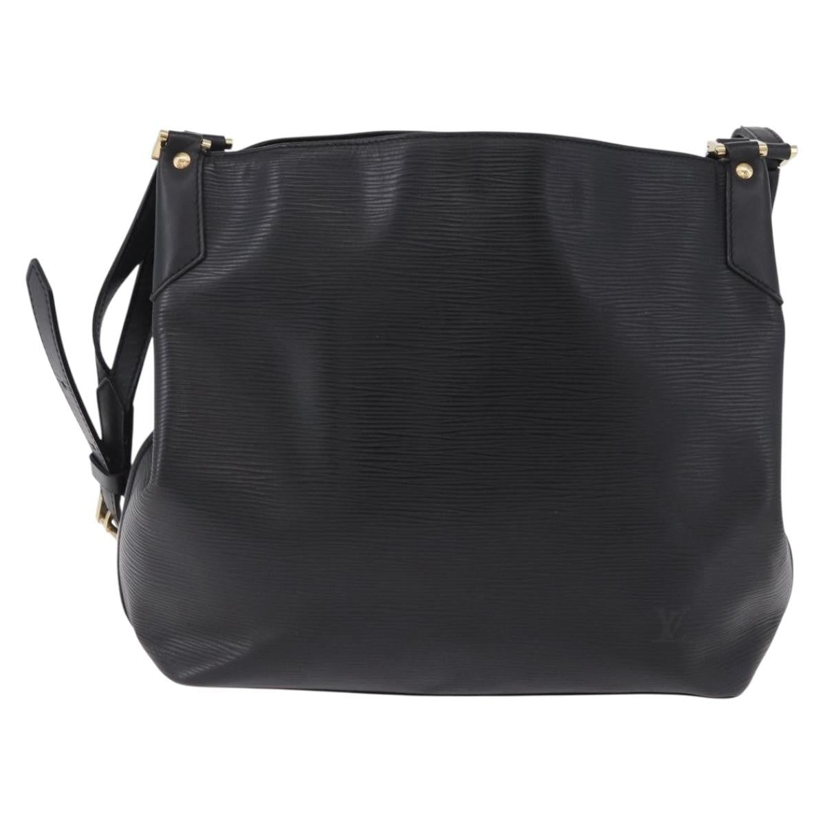Louis Vuitton Mandara Epi, Black, Leather, Shoulder Bag