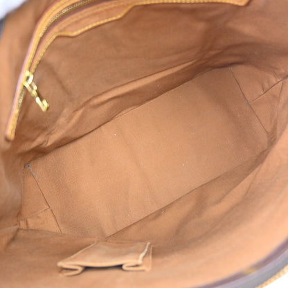 Louis Vuitton Cabas Mezzo Monogram Canvas, Brown, Canvas, Shoulder Bag