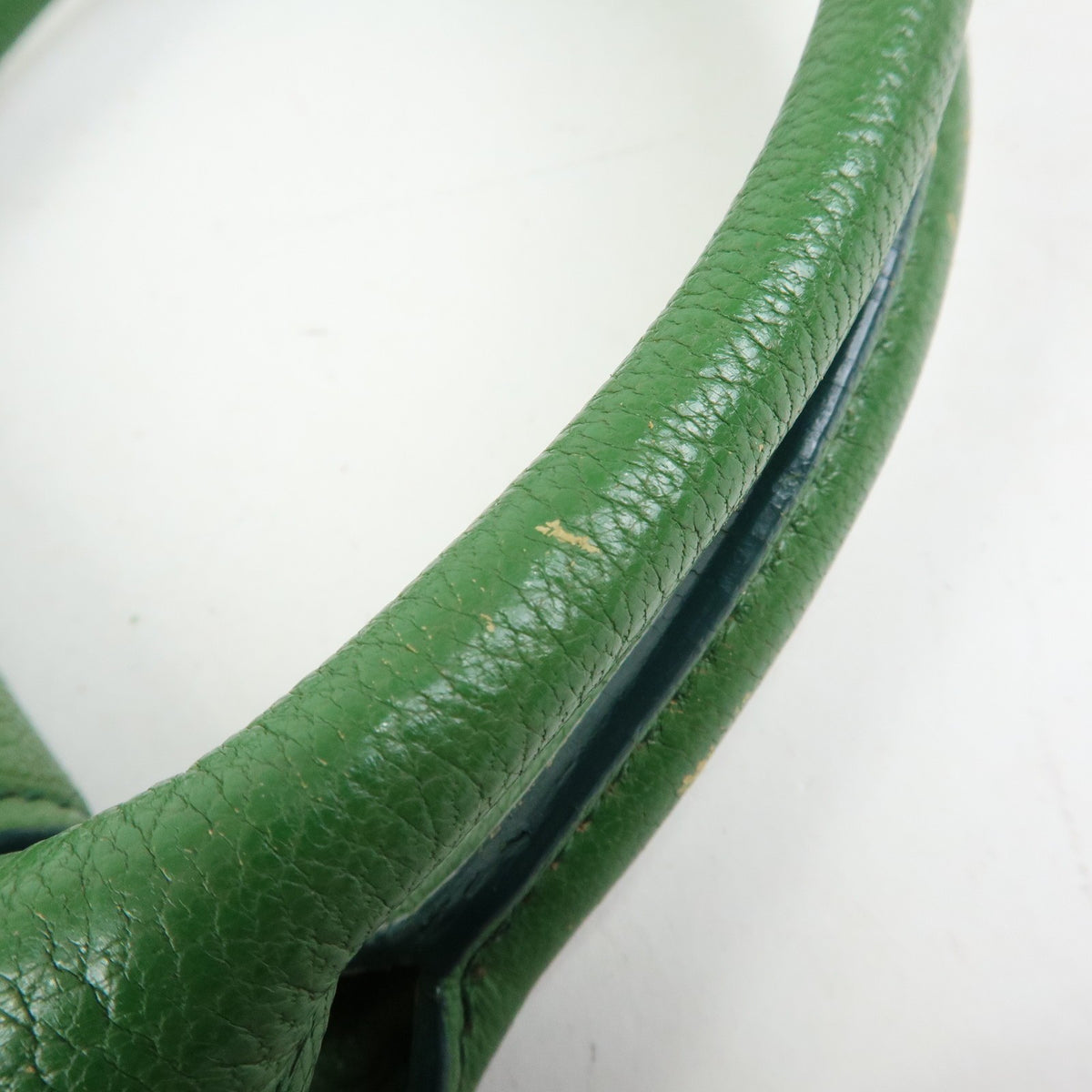 Miu Miu Madras Top Handle Leather, Green, Leather, Handbag
